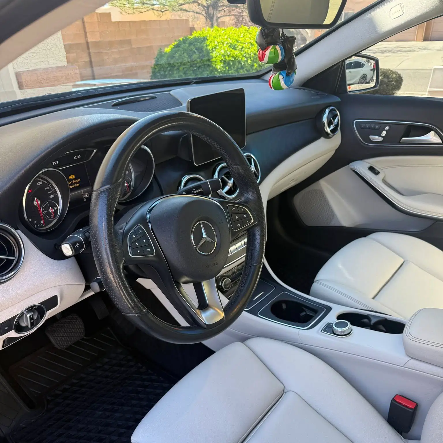 Luxury AMG interior detailed by Prestige Auto Spa NM