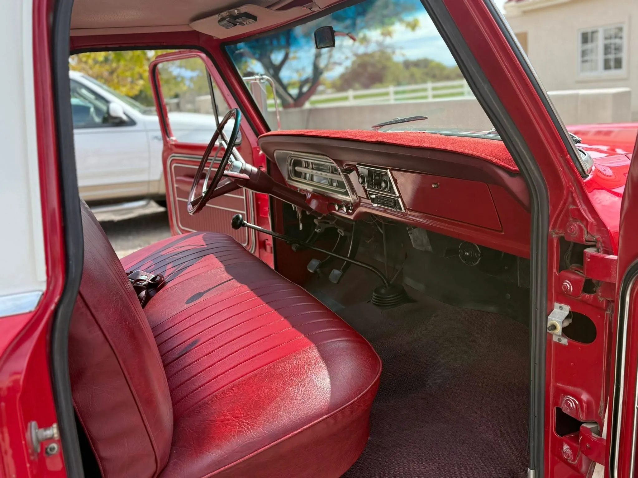 Classic Ford interior detailing result by Prestige Auto Spa NM