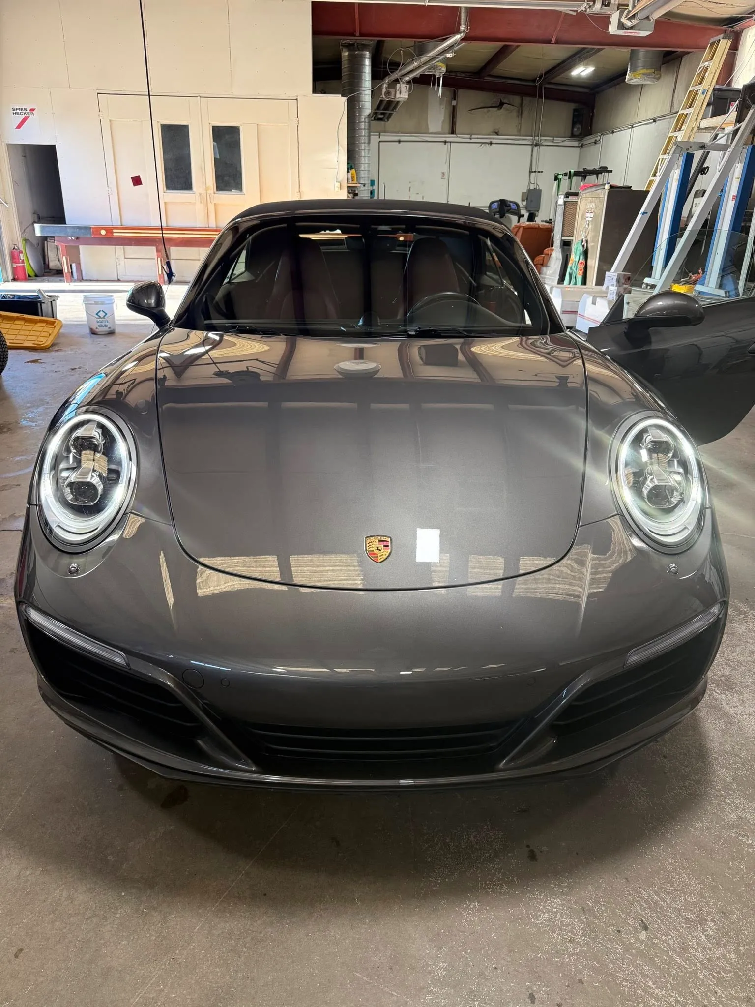 Porsche exterior detailing result by Prestige Auto Spa NM